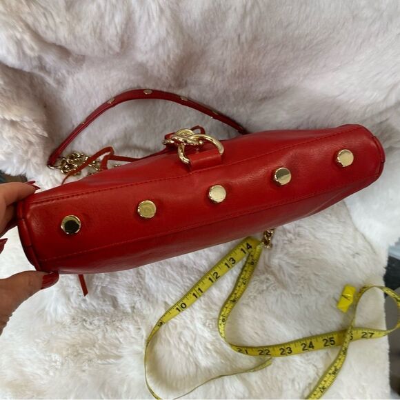 Rebecca Minkoff full size MAC red pebbled leather crossbody bag - Picture 10 of 16